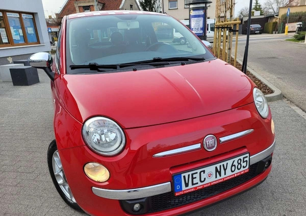 Fiat 500 cena 19500 przebieg: 174000, rok produkcji 2011 z Brzostek małe 326